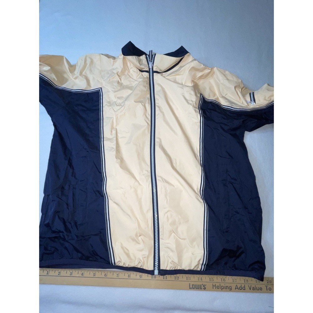 FUDA Sport Womens Jacket Blue Pastel Yellow Size Medium - Picture 8 of 11
